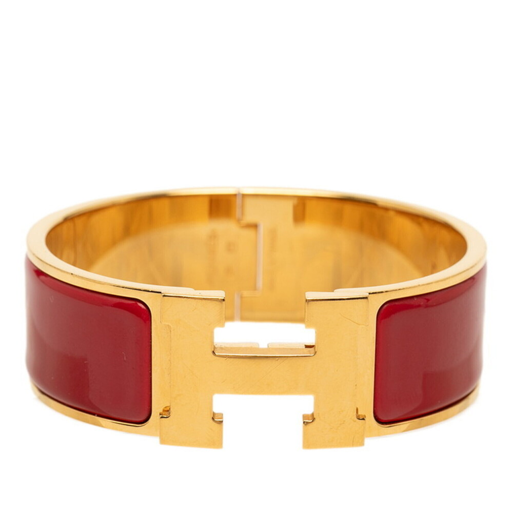 HERMES Red Charm Bracelet